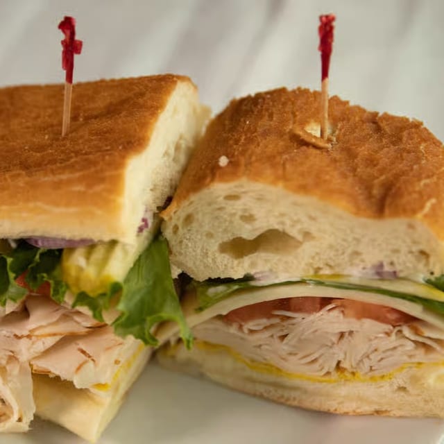 Sliced Chicken Breast Sandwich.