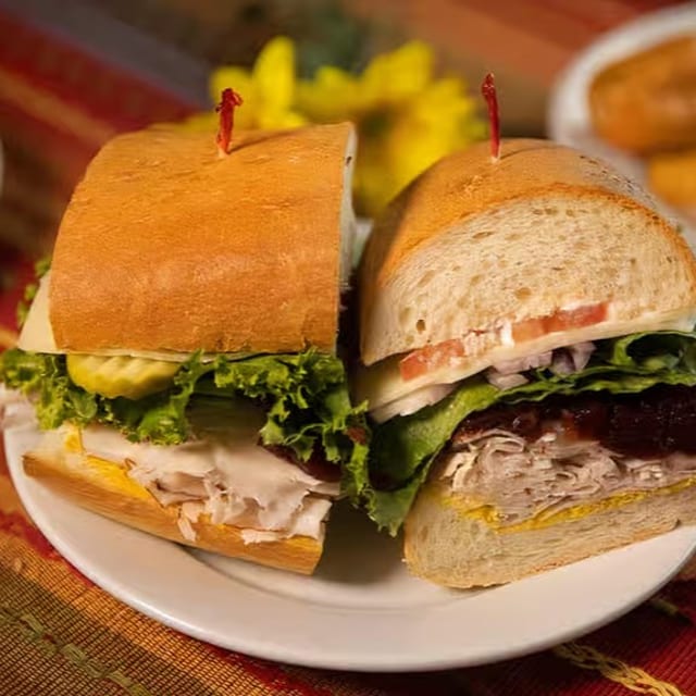 Turkey Cranberry Sandwich.