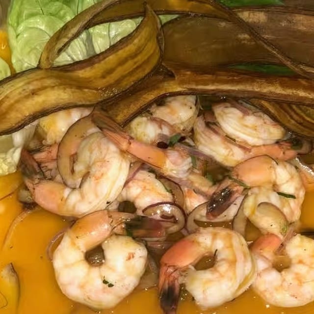 Family Mango Ceviche.
