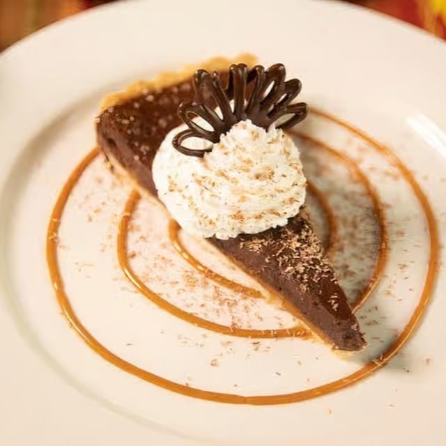 Chocolate Caramel Tart.