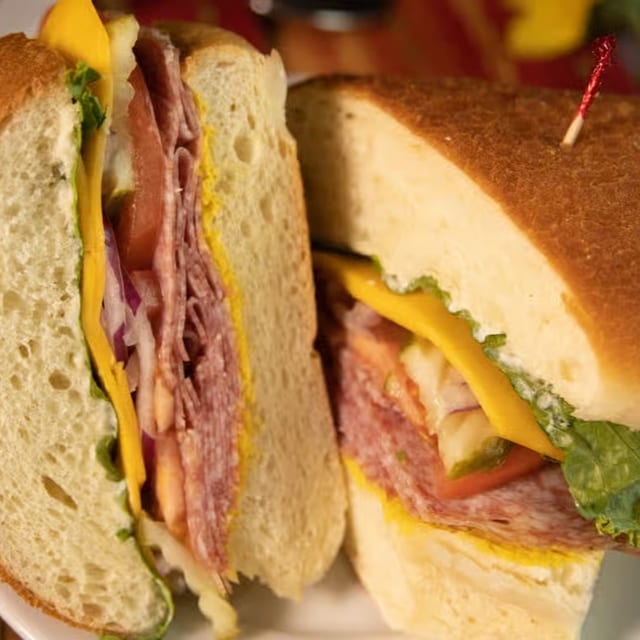 Salami Sandwich.