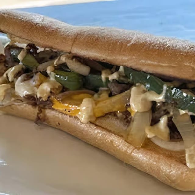 Sazon Philly Sandwich.