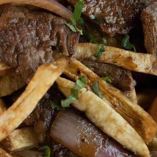 Side Beef Lomo Meat.
