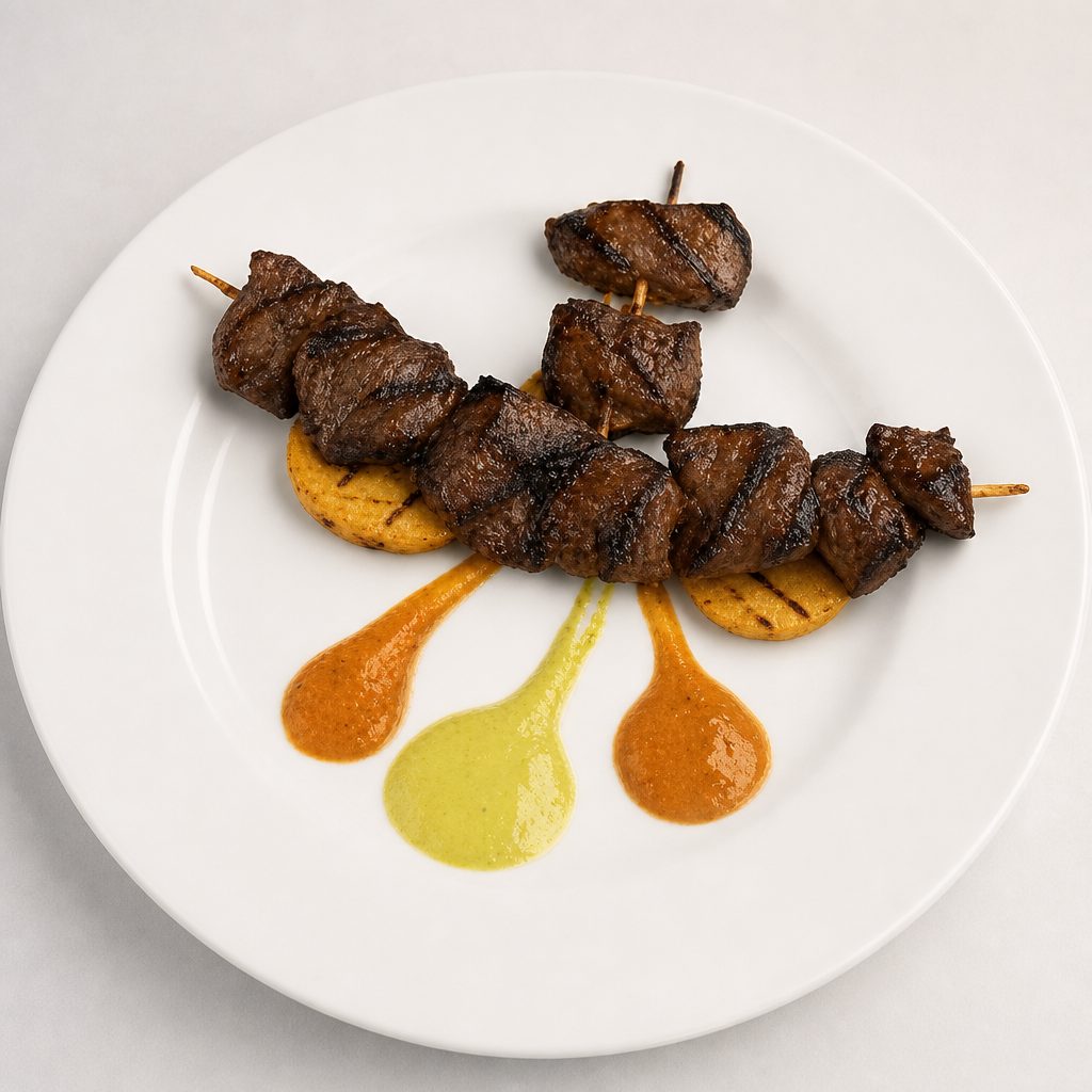 Anticuchos De Corazon.