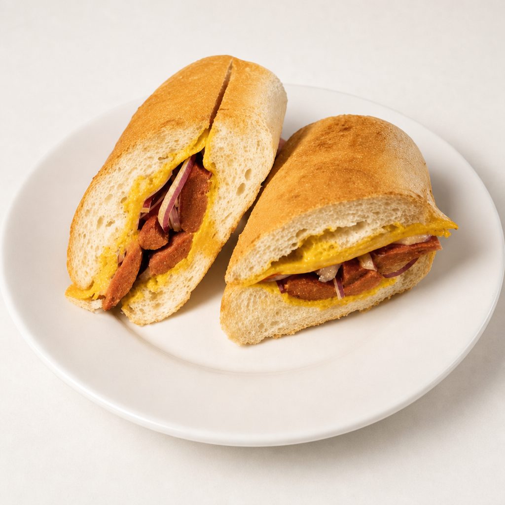 Hot Link Sandwich.