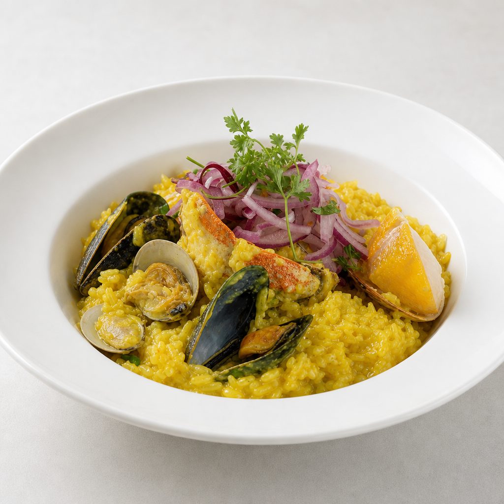 Arroz Con Mariscos.