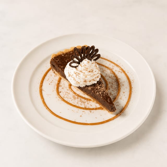 Chocolate Caramel Tart.
