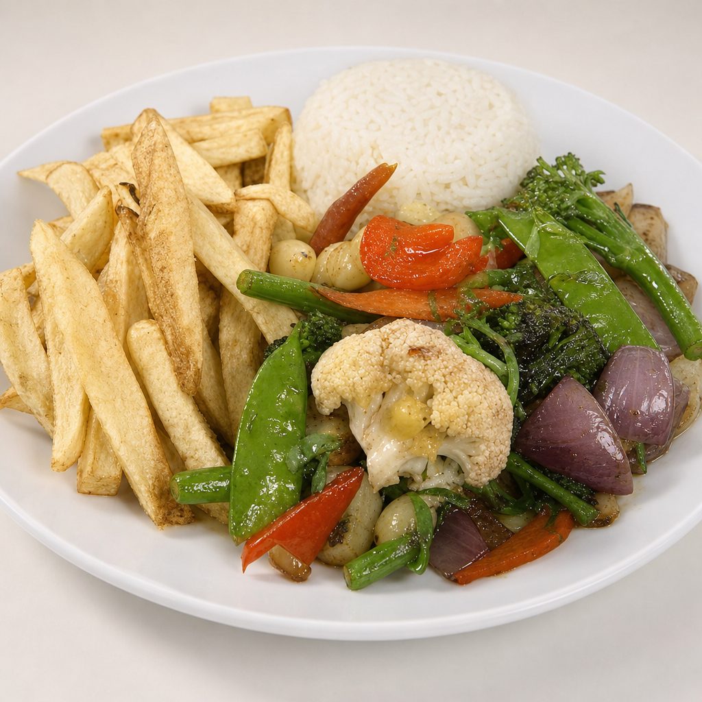 Veggie Saltado.