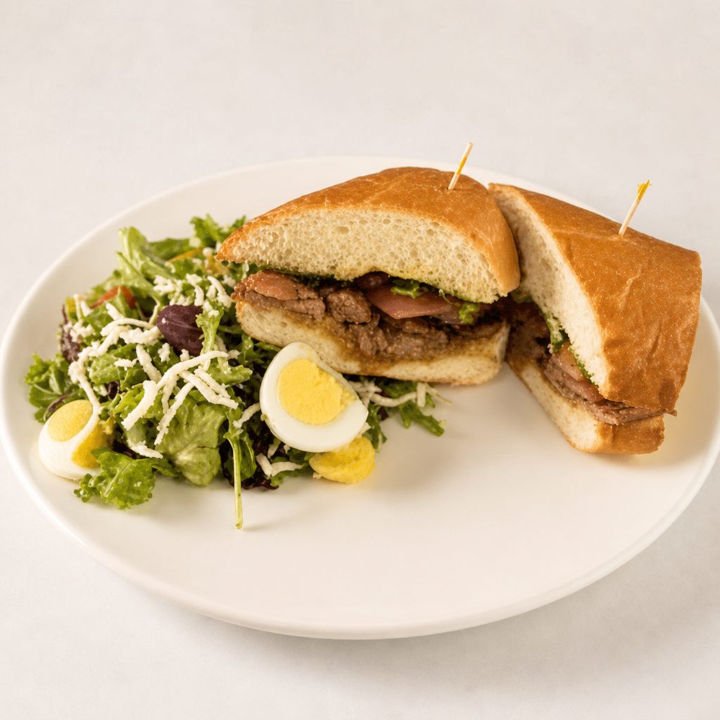 Pan Con Lomito.