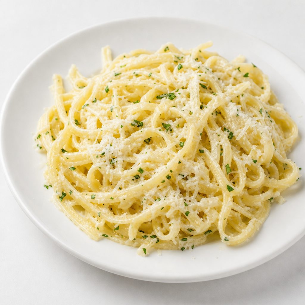 Kids Tallarin with Butter & Cheese.