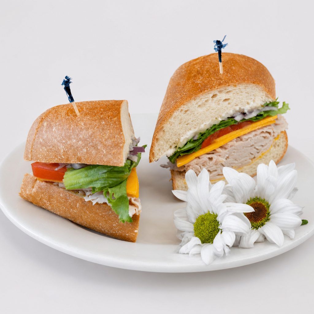 Roasted Turkey Sandwich.