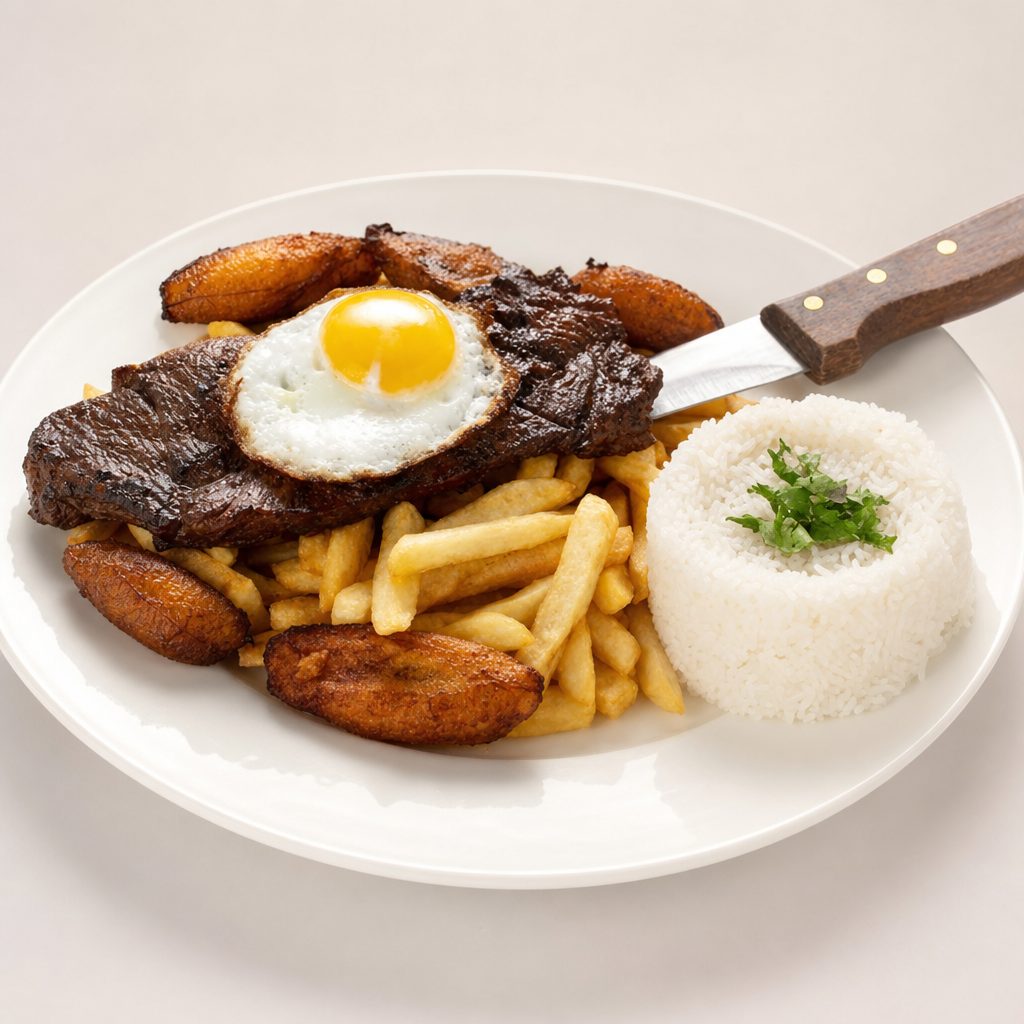 Bistec a Lo Pobre.