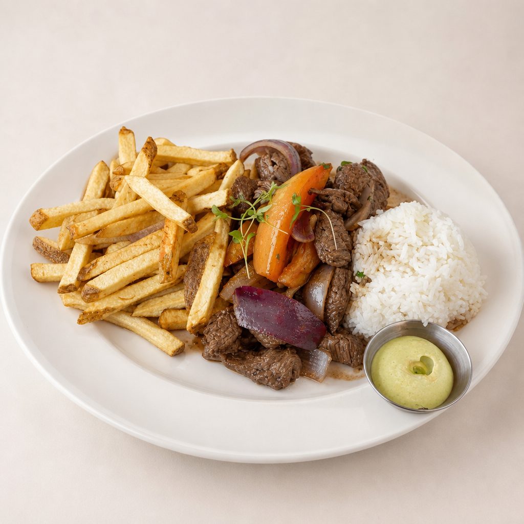 Lomo Saltado Beef.