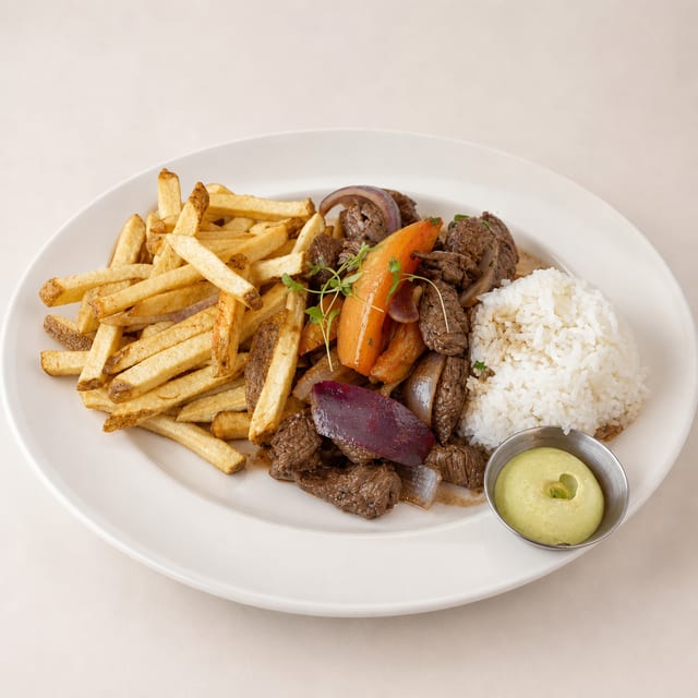 Lomo Saltado Beef.