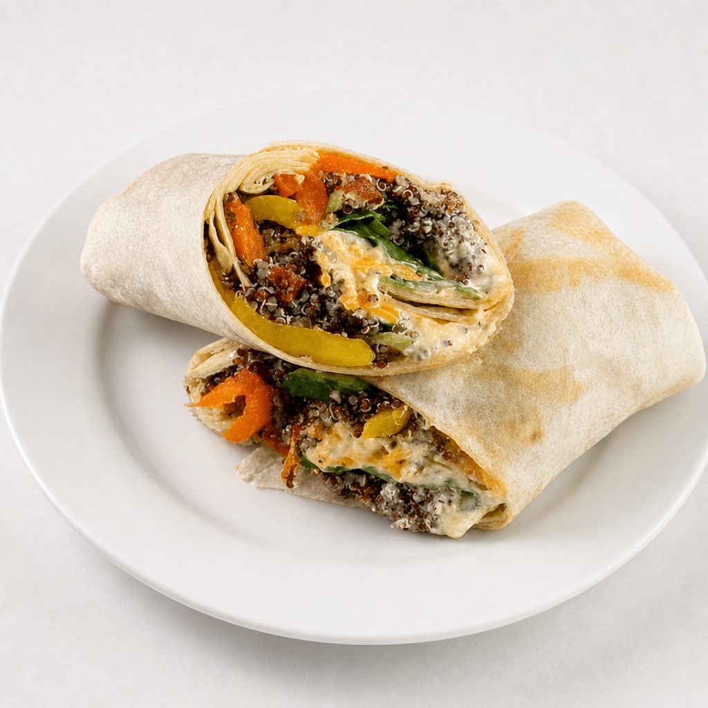 Sazon Veggie Wrap.