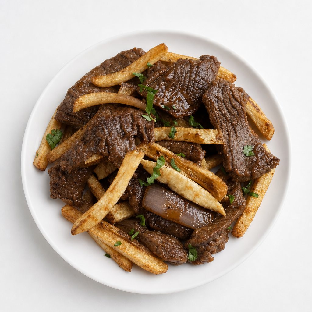 Side Beef Lomo Meat.