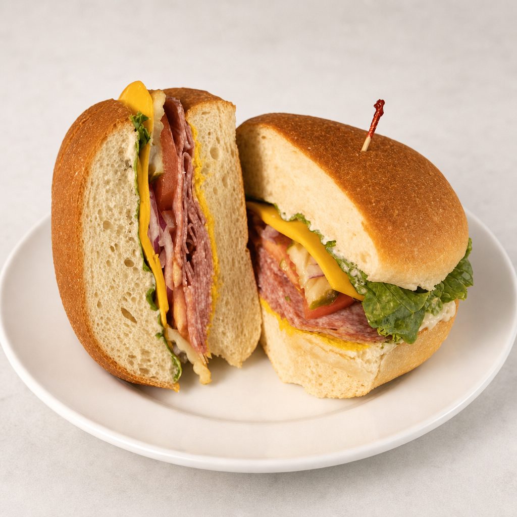 Salami Sandwich.