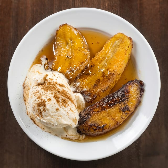 Platanos & Ice Cream.