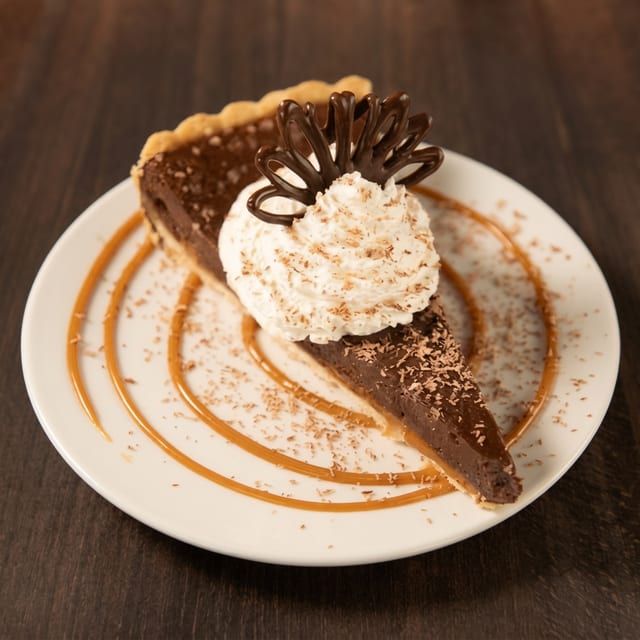 Chocolate Caramel Tart.