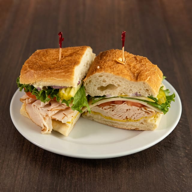 Sliced Chicken Breast Sandwich.