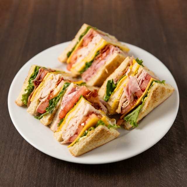 Sazon Club Sandwich.