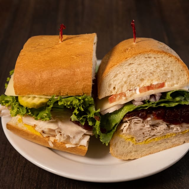 Turkey Cranberry Sandwich.