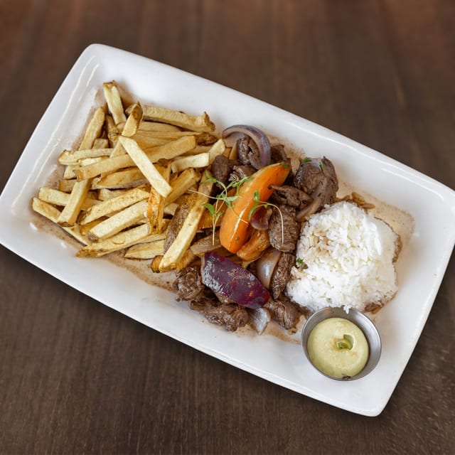 Lomo Saltado Beef.