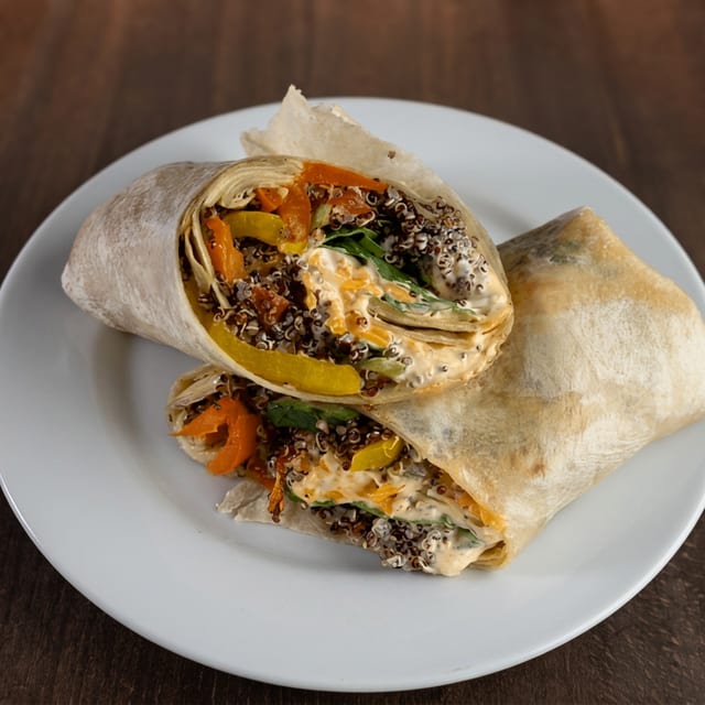 Sazon Veggie Wrap.